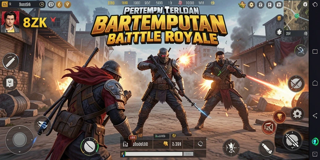 Tampilan luar biasa dari permainan Battle Royale 8ZK.
