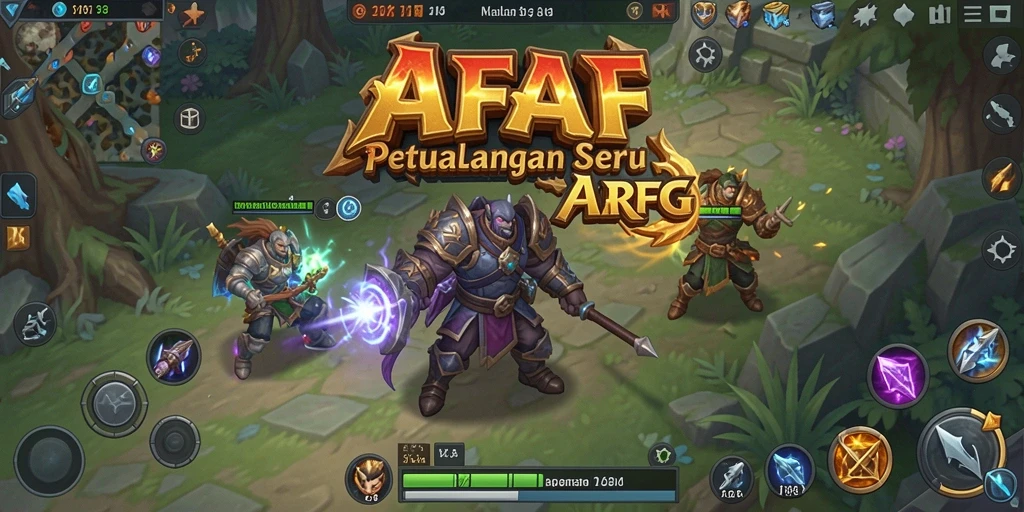 Tampilan gameplay menarik dari <strong>AFAF</strong> di dunia ARPG.