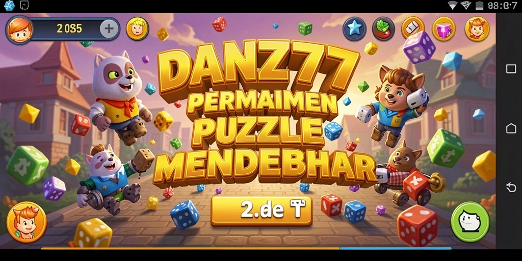 Tampilan gameplay Puzzle yang menarik dalam DAN777
