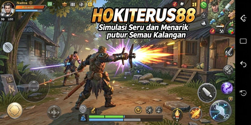 Screenshot HOKITERUS88 menunjukkan pengalaman gameplay simulation yang mendalam.