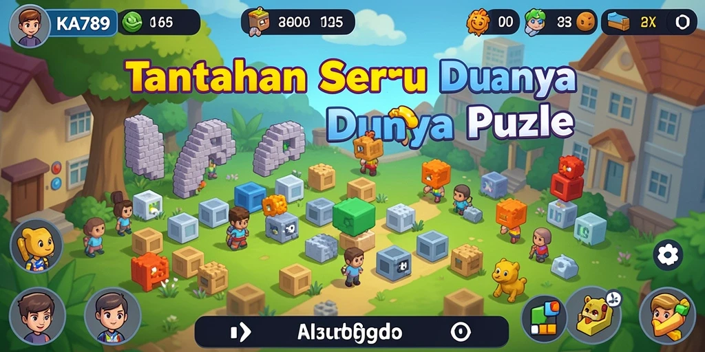 Screenshot dari gameplay KA789 yang menunjukkan tantangan puzzle yang menarik.