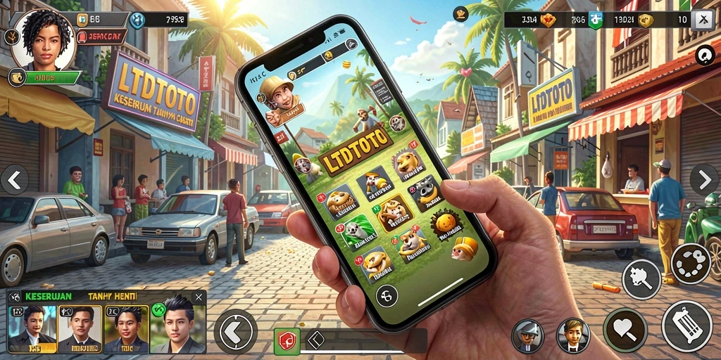 Tampilan gameplay LTDTOTO yang cerah dan menarik.