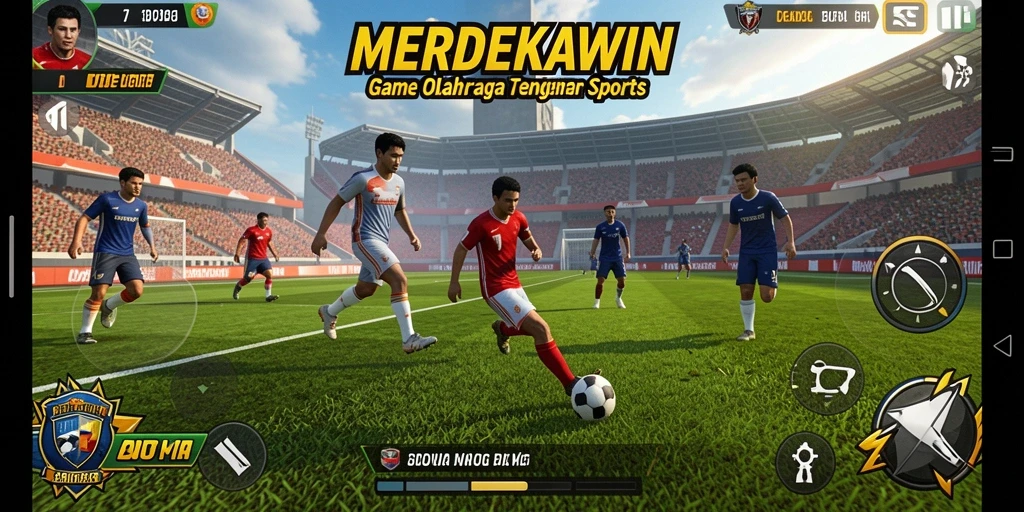 Tampilan gameplay seru dan menegangkan di <strong>MERDEKAWIN</strong> yang membuat pemain ketagihan.