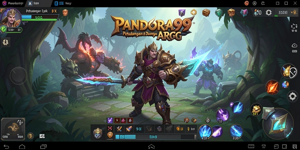 Gameplay mendebarkan dalam PANDORA99 dengan pertarungan ARPG yang seru.
