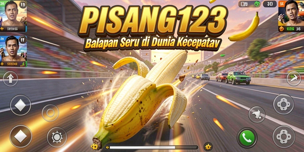 Tampilan menegangkan dari aksi balapan di PISANG123 yang penuh kecepatan.