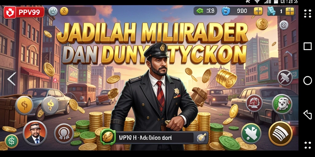 Gameplay PPV99 yang menarik dengan manajemen bisnis dan strategi Tycoon.