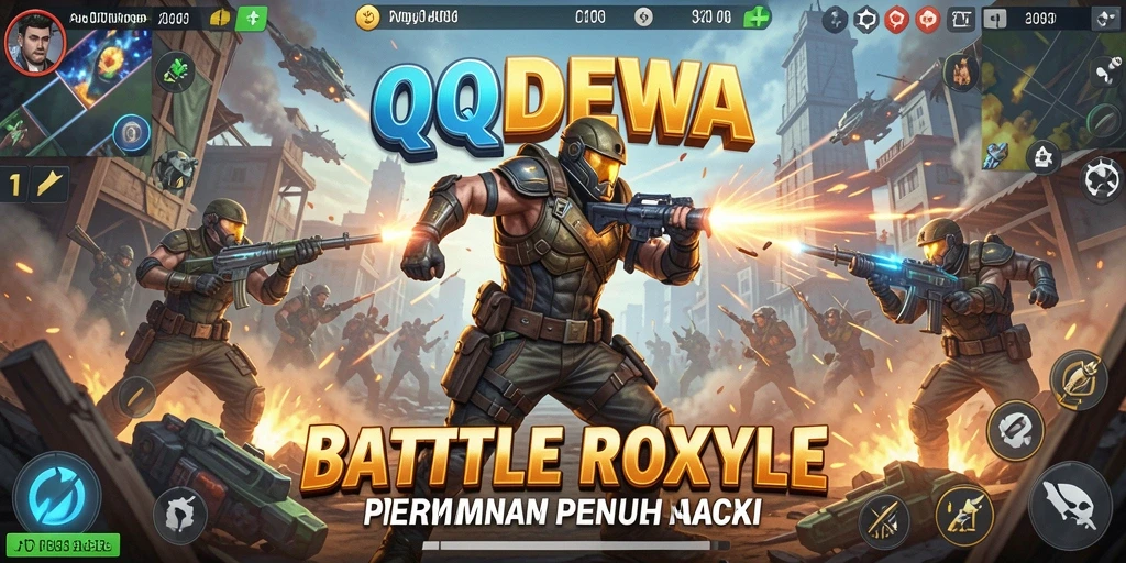 Gameplay seru di QQDEWA dengan pertempuran mendebarkan.
