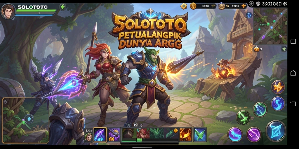 Tampilan screenshot dari gameplay <strong>SOLOTOTO</strong> yang mendebarkan di dunia ARPG.