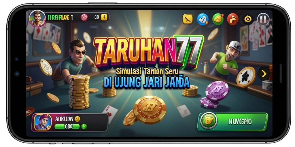 Screenshot gameplay TARUHAN77 menampilkan aksi taruhan yang mendebarkan.