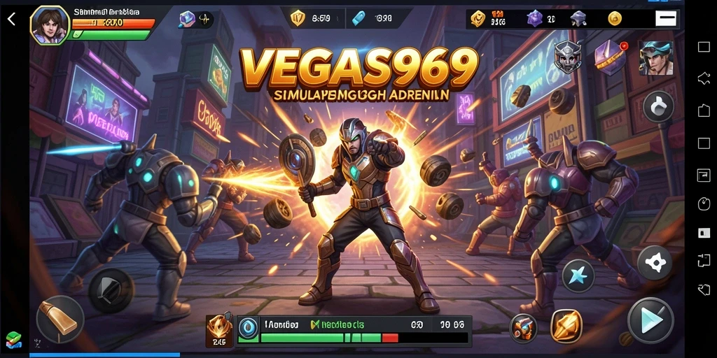 Screenshot utama <strong>VEGAS969</strong> menampilkan gameplay Simulation yang mendebarkan.