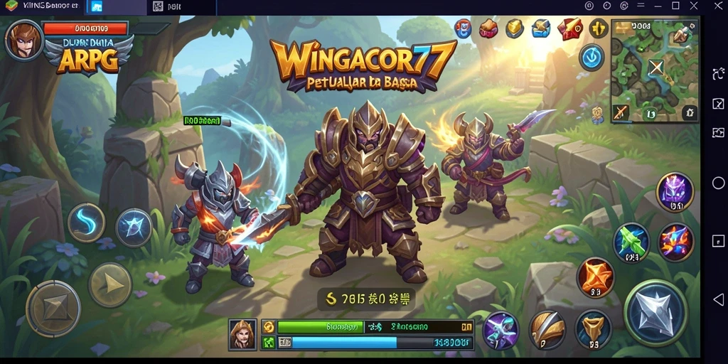 Tampilan dinamis dari gameplay seru WINGACOR77.